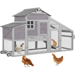 Aivituvin AIR32 65-in Wooden Chicken Coop