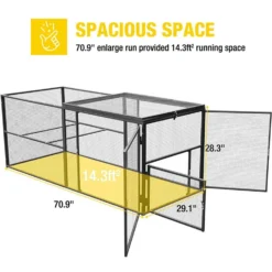 Aivituvin AIR29 Extension Run Chicken Coop -MiniMates Shop 577718 PT6. AC SS1800 V1690554622