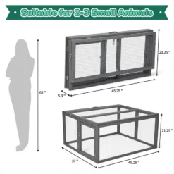 Coziwow Collapsible Small Pet Hutch -MiniMates Shop 579726 PT2. AC SS1800 V1670510775