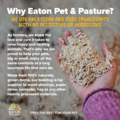 Eaton Pet & Pasture Naturally Grown Hemp Small Pet Bedding, 8.5-lb Bag -MiniMates Shop 582526 PT4. AC SS1800 V1658431349