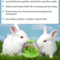 CoCoo Puzzle Treat Dispenser Ball Rabbit & Dog Interactive Toys For Boredom -MiniMates Shop 605454 PT2. AC SS1800 V1694458883