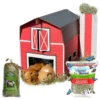 Sweet Meadow Farm Buddy Barn Small Pet Hideout + 2 Items