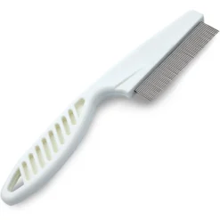 SunGrow Tick & Flea Comb For Short Haired Dog & Cat, Small Pet Shedding & Grooming Tool