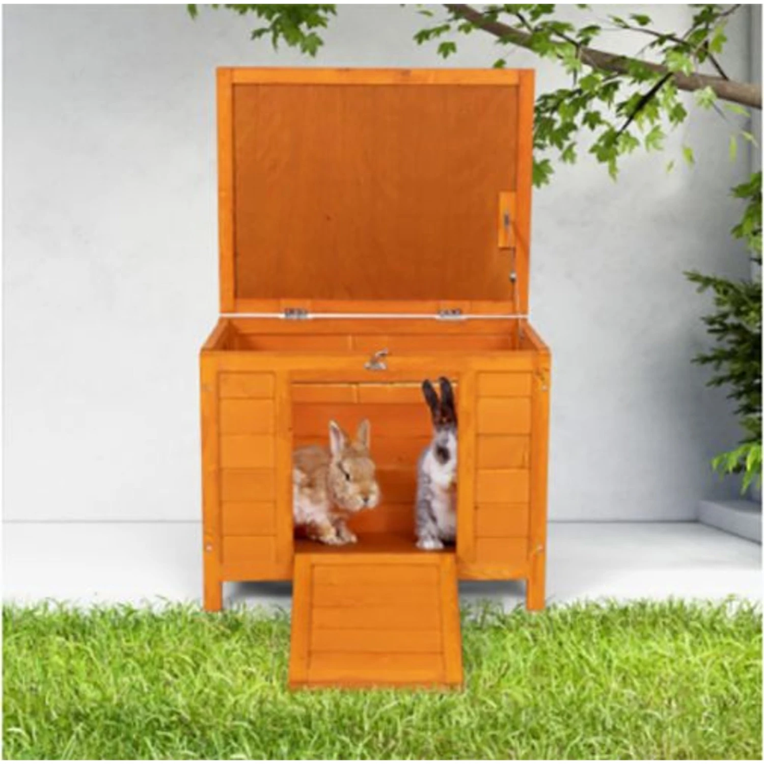 Coziwow Portable Outdoor Rabbit Cage Small Pet Habitat 8 Coziwow Portable Outdoor Rabbit Cage Small Pet Habitat - Image 8