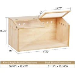 Coziwow Wooden DIY Hamster Cage Small Pets Cabinet 11 Coziwow Wooden DIY Hamster Cage Small Pets Cabinet -MiniMates Shop 629422 PT2. AC SS1800 V1666136200