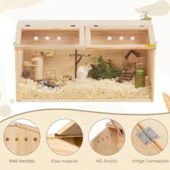 Coziwow Wooden DIY Hamster Cage Small Pets Cabinet 17 Coziwow Wooden DIY Hamster Cage Small Pets Cabinet -MiniMates Shop 629422 PT8. AC SS1800 V1666189342