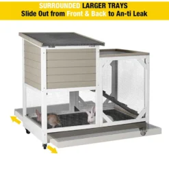 Aivituvin Indoor Rabbit Hutch With Pull-Out Tray, Large 9 Aivituvin Indoor Rabbit Hutch With Pull-Out Tray, Large -MiniMates Shop 631870 PT3. AC SS1800 V1662159863