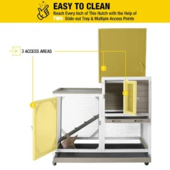 Aivituvin Indoor Rabbit Hutch With Pull-Out Tray, Large 10 Aivituvin Indoor Rabbit Hutch With Pull-Out Tray, Large -MiniMates Shop 631870 PT4. AC SS1800 V1662159503
