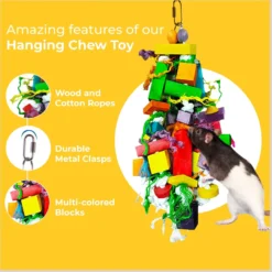 Vila Colorful Hanging Teeth Grinding Rat Guinea-Pig & Small Animal Wooden Chew Blocks, 16-in 8 Vila Colorful Hanging Teeth Grinding Rat Guinea-Pig & Small Animal Wooden Chew Blocks, 16-in -MiniMates Shop 666566 PT2. AC SS1800 V1683575001