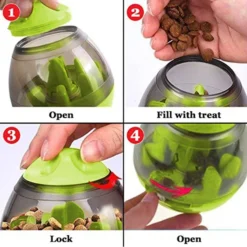 SunGrow Rabbit & Guinea Pig Slow Feeder Treat Dispensing Ball, Small Pet Mental Stimulation Toy -MiniMates Shop 667270 PT4. AC SS1800 V1680881175