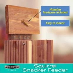 Pennington Cedar Squirrel Snacker Feeder 10 Pennington Cedar Squirrel Snacker Feeder -MiniMates Shop 679262 PT3. AC SS1800 V1666188676