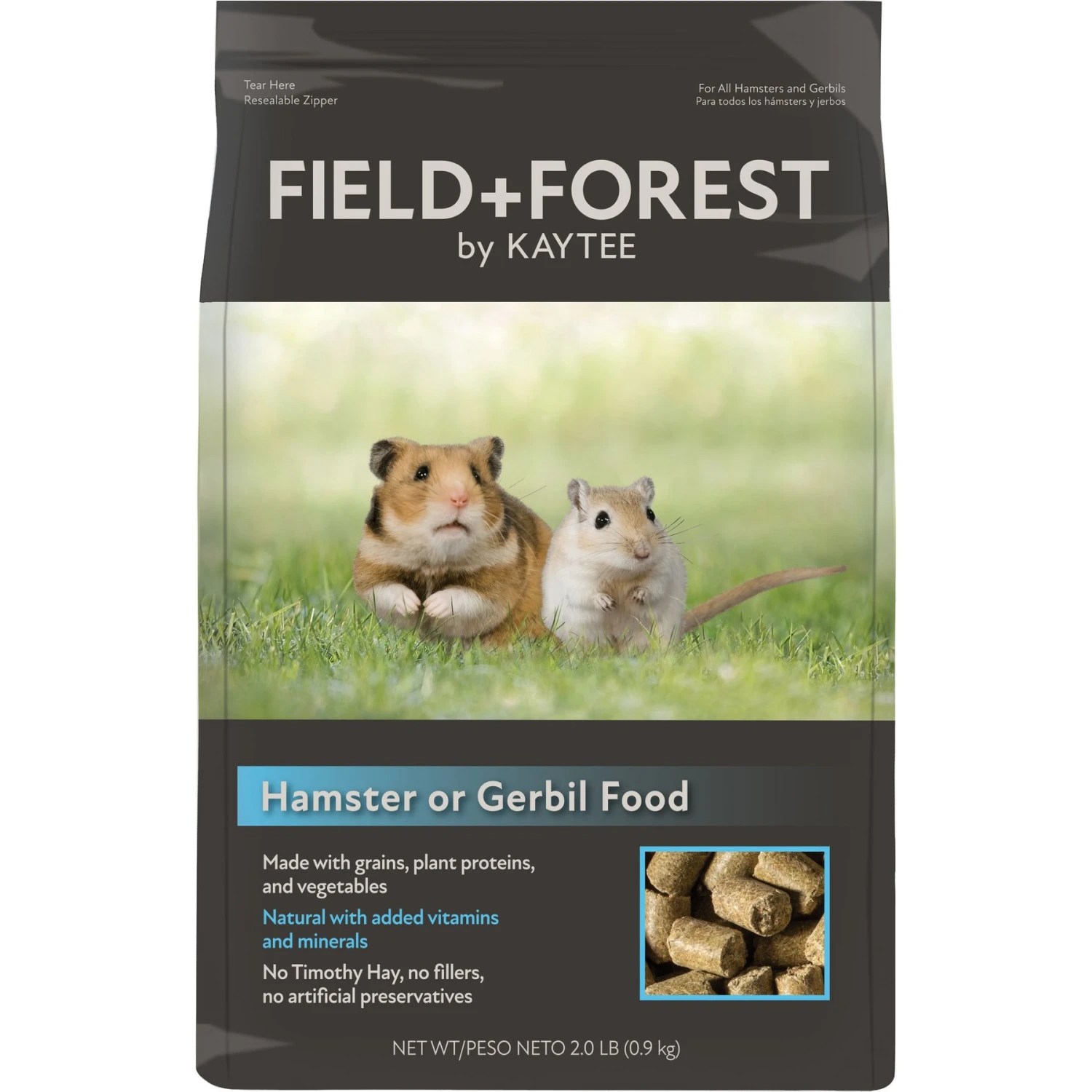 Field+Forest By Kaytee Hamster & Gerbil Food, 2-lb Bag 1 Field+Forest By Kaytee Hamster & Gerbil Food, 2-lb Bag