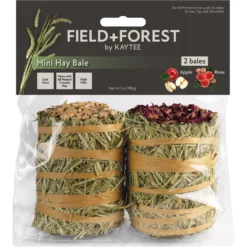 Field+Forest By Kaytee Mini Hay Bales Apple & Rose Small Pet Hay, 7-oz Bag, 2 Count