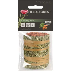 Field+Forest By Kaytee Mini Hay Bale Carrot Small Pet Hay, 3.5-oz Bag