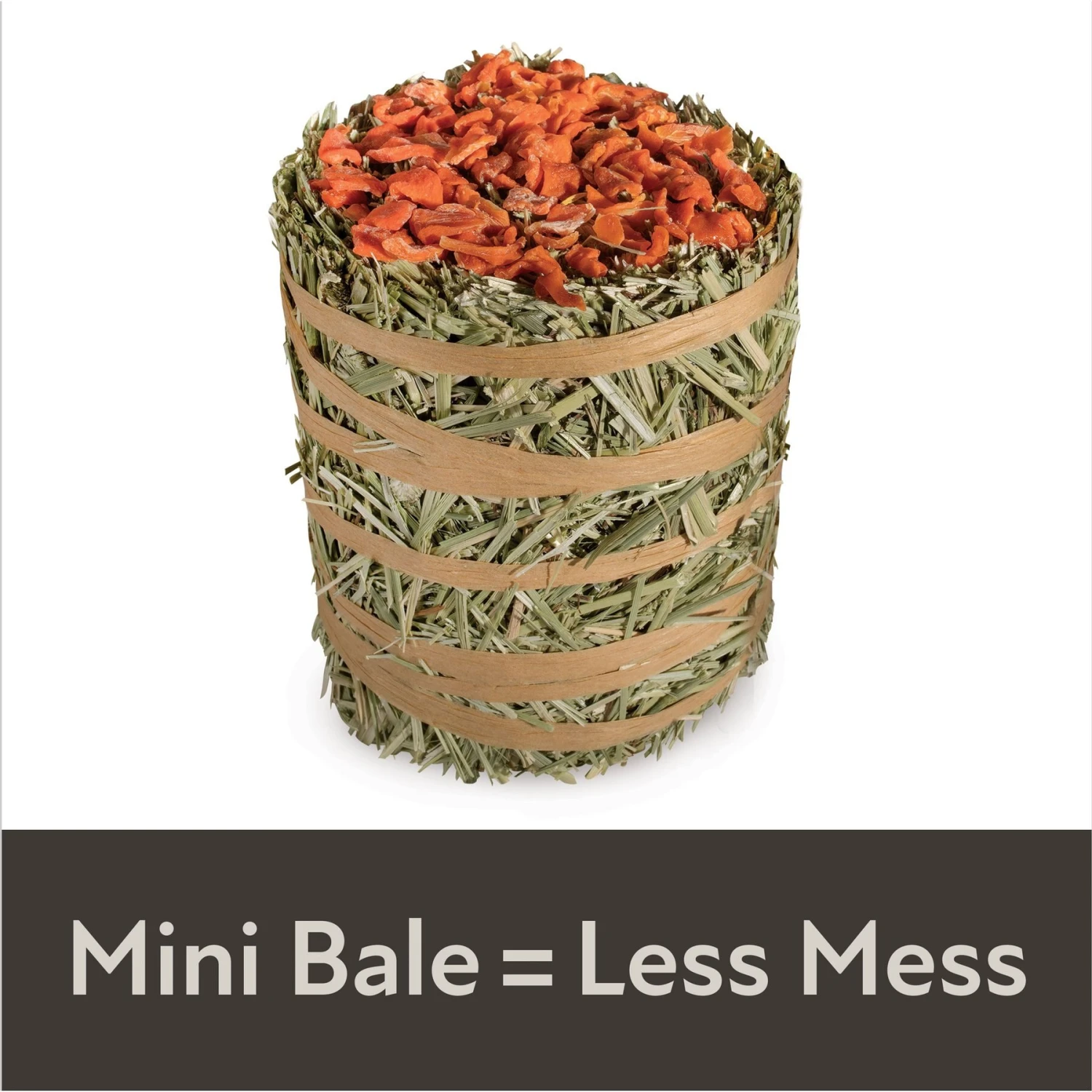 Field+Forest By Kaytee Mini Hay Bale Carrot Small Pet Hay, 3.5-oz Bag 5 Field+Forest By Kaytee Mini Hay Bale Carrot Small Pet Hay, 3.5-oz Bag - Image 5
