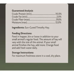 Field+Forest By Kaytee 2nd Cut Timothy Small Pet Hay, 90-oz Box 13 Field+Forest By Kaytee 2nd Cut Timothy Small Pet Hay, 90-oz Box -MiniMates Shop 690110 PT4. AC SS1800 V1669398193
