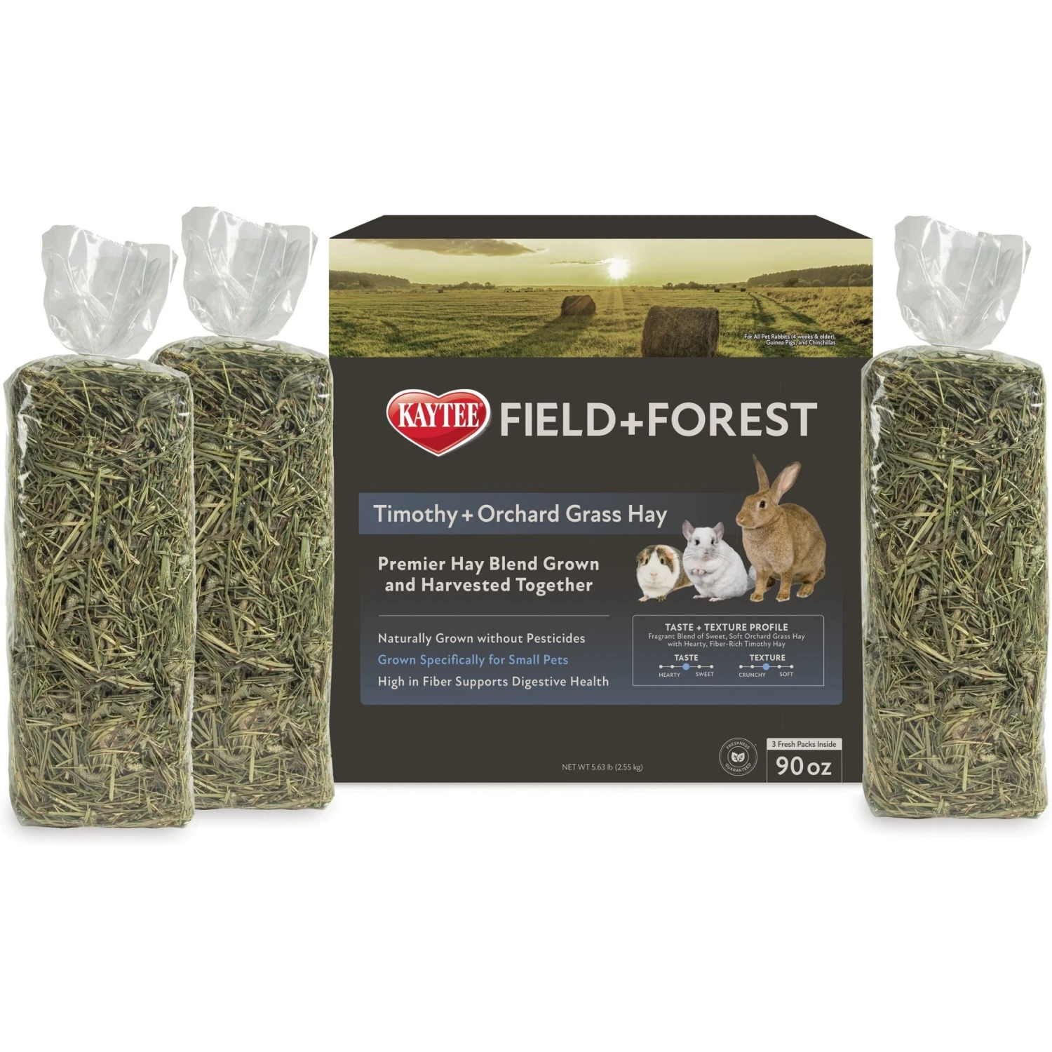Field+Forest By Kaytee Timothy & Orchard Grass Small Pet Hay 4 Field+Forest By Kaytee Timothy & Orchard Grass Small Pet Hay - Image 4