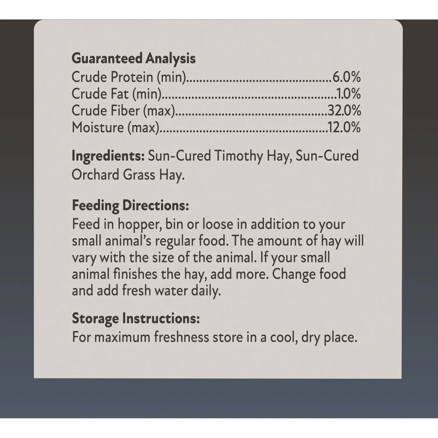 Field+Forest By Kaytee Timothy & Orchard Grass Small Pet Hay 5 Field+Forest By Kaytee Timothy & Orchard Grass Small Pet Hay - Image 5