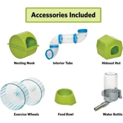 MidWest CritterVille Brisby Loft Hamster Home, Large -MiniMates Shop 690902 PT6. AC SS1800 V1669235006