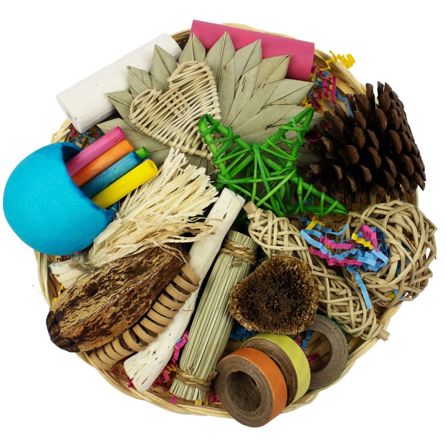 Super Bird Creations Foraging Basket Small Pet Toy 2 Super Bird Creations Foraging Basket Small Pet Toy - Image 2