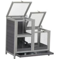 Coziwow 2-Story Wooden Small Pet Cage -MiniMates Shop 691478 PT2. AC SS1800 V1668457005