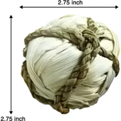 SunGrow Rabbit Corn Leaf Ball Small Pet Interactive Toy, 2.75-in, 6 Count -MiniMates Shop 693158 PT4. AC SS1800 V1669178550