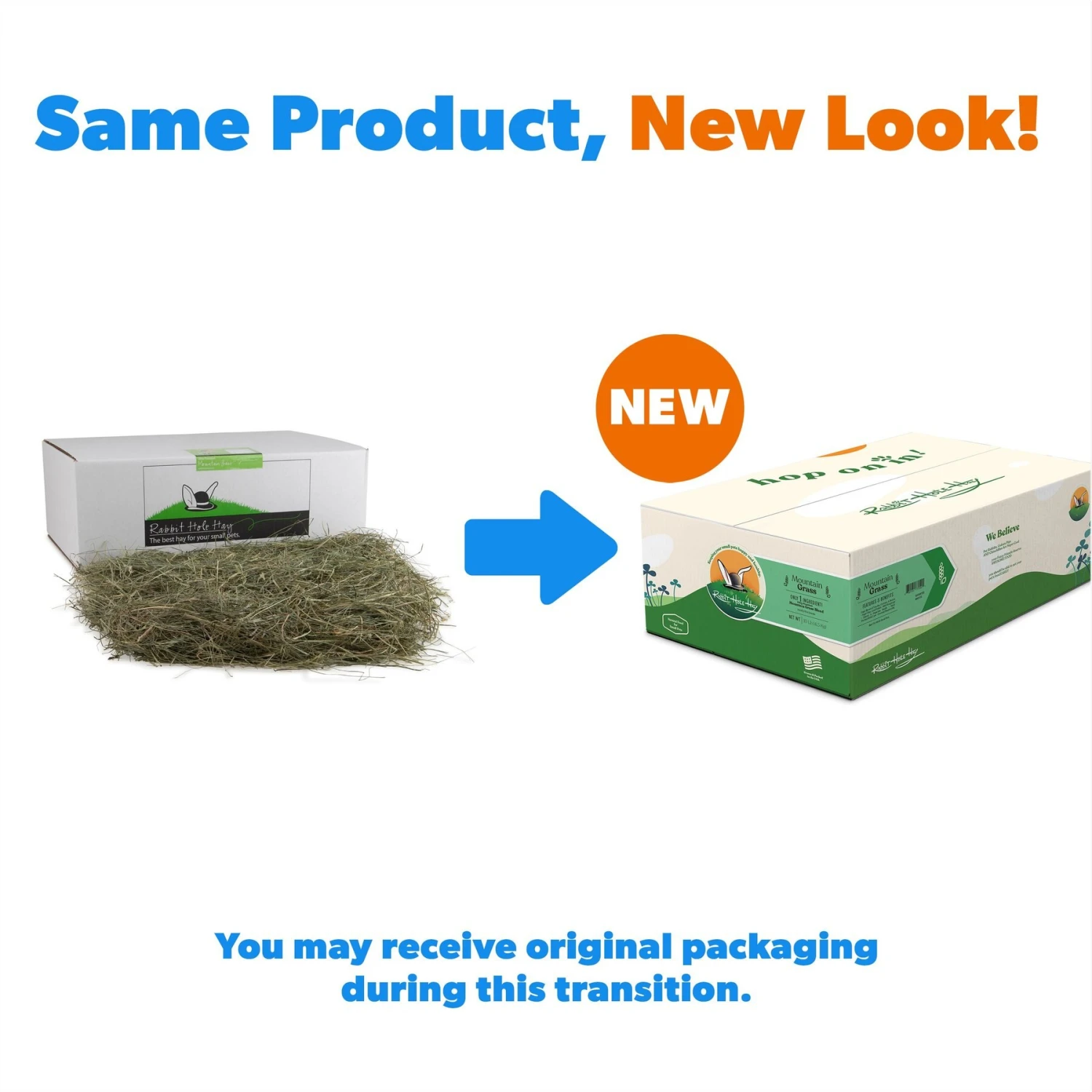 Rabbit Hole Hay Ultra Premium Mountian Grass Chinchilla, Rabbit, & Guinea Pig Food 2 Rabbit Hole Hay Ultra Premium Mountian Grass Chinchilla, Rabbit, & Guinea Pig Food - Image 2