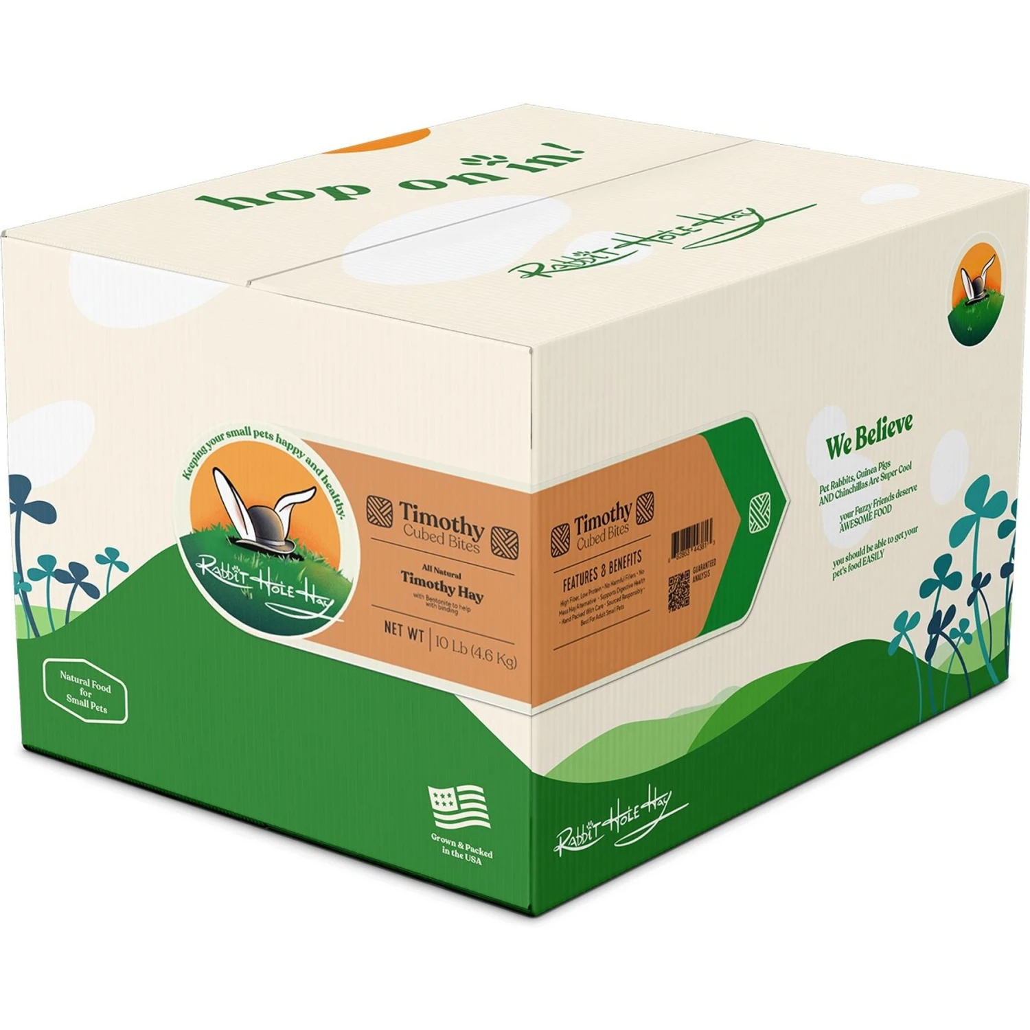 Rabbit Hole Hay All Natural Timothy Cubes Chinchilla, Rabbit, & Guinea Pig Food 1 Rabbit Hole Hay All Natural Timothy Cubes Chinchilla, Rabbit, & Guinea Pig Food