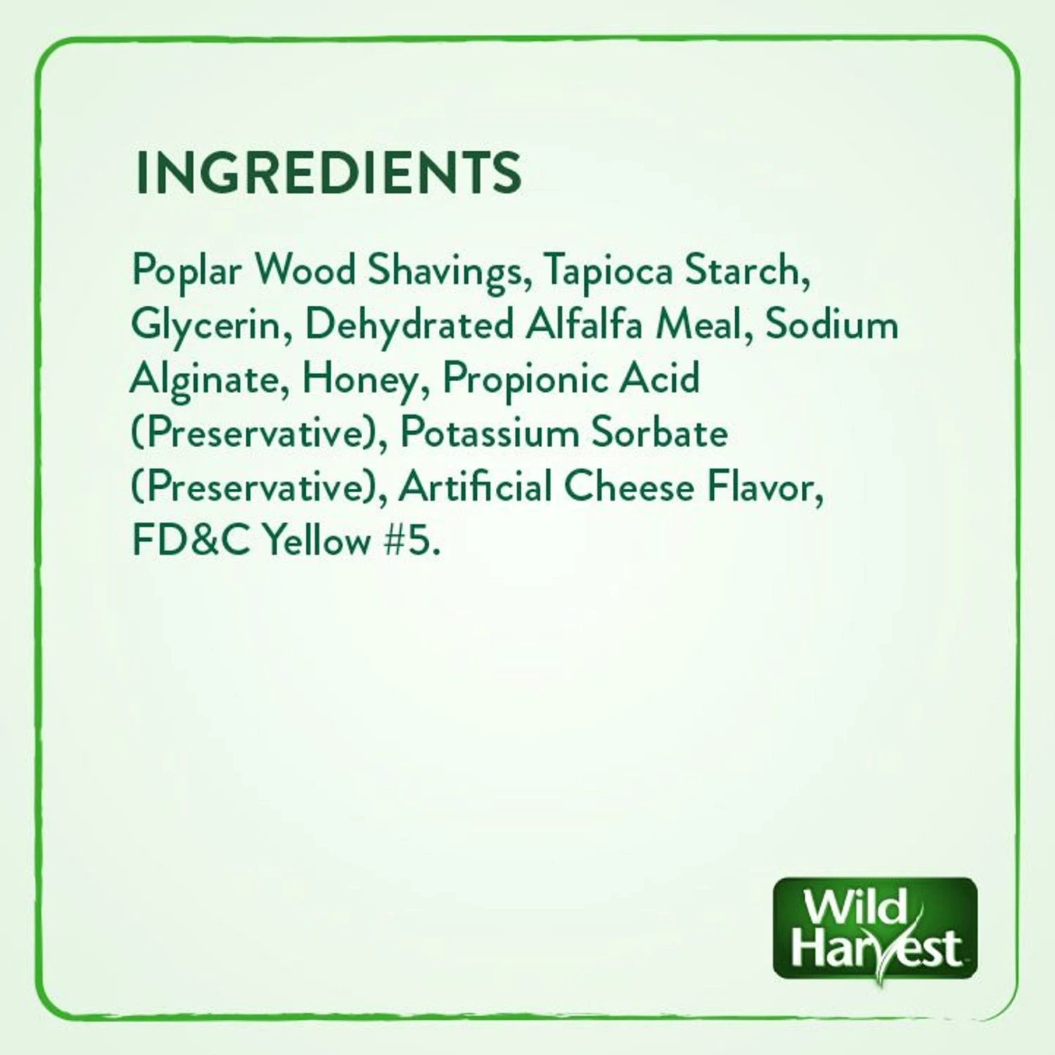 Wild Harvest Picnic Party Hut Cheese Small Pet Treat 6 Wild Harvest Picnic Party Hut Cheese Small Pet Treat - Image 6