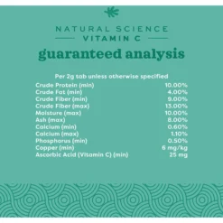 Oxbow Natural Science Vitamin C Support Small-Pet Supplement, 8.4-oz Bag -MiniMates Shop 704742 PT6. AC SS1800 V1668654519