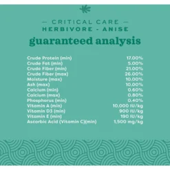 Oxbow Critical Care Herbivore Anise Small-Pet Health Supplement -MiniMates Shop 704782 PT5. AC SS1800 V1668654457