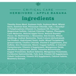 Oxbow Critical Care Herbivore Apple-Banana Small-Pet Health Supplement -MiniMates Shop 704798 PT4. AC SS1800 V1668654714