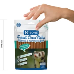 N-Bone Salmon Flavor Chew Sticks Ferret Treat, 1.87-oz Bag 12 N-Bone Salmon Flavor Chew Sticks Ferret Treat, 1.87-oz Bag -MiniMates Shop 755590 PT4. AC SS1800 V1673625922