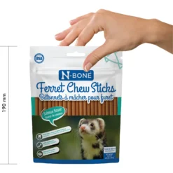 N-Bone Salmon Flavor Chew Sticks Ferret Treat, 3.74-oz Bag 10 N-Bone Salmon Flavor Chew Sticks Ferret Treat, 3.74-oz Bag -MiniMates Shop 755638 PT3. AC SS1800 V1673625932