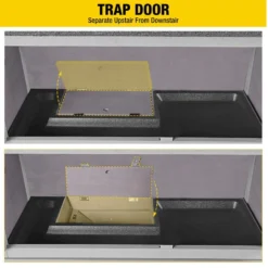 Aivituvin-AIR77 Outdoor Indoor With Wheels Small Pet Hutch, Grey 8 Aivituvin-AIR77 Outdoor Indoor With Wheels Small Pet Hutch, Grey -MiniMates Shop 756038 PT3. AC SS1800 V1674231988