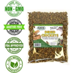 Exotic Nutrition Dried Crickets Small Pet Treats, 8-oz Bag 11 Exotic Nutrition Dried Crickets Small Pet Treats, 8-oz Bag -MiniMates Shop 766950 PT4. AC SS1800 V1678904709