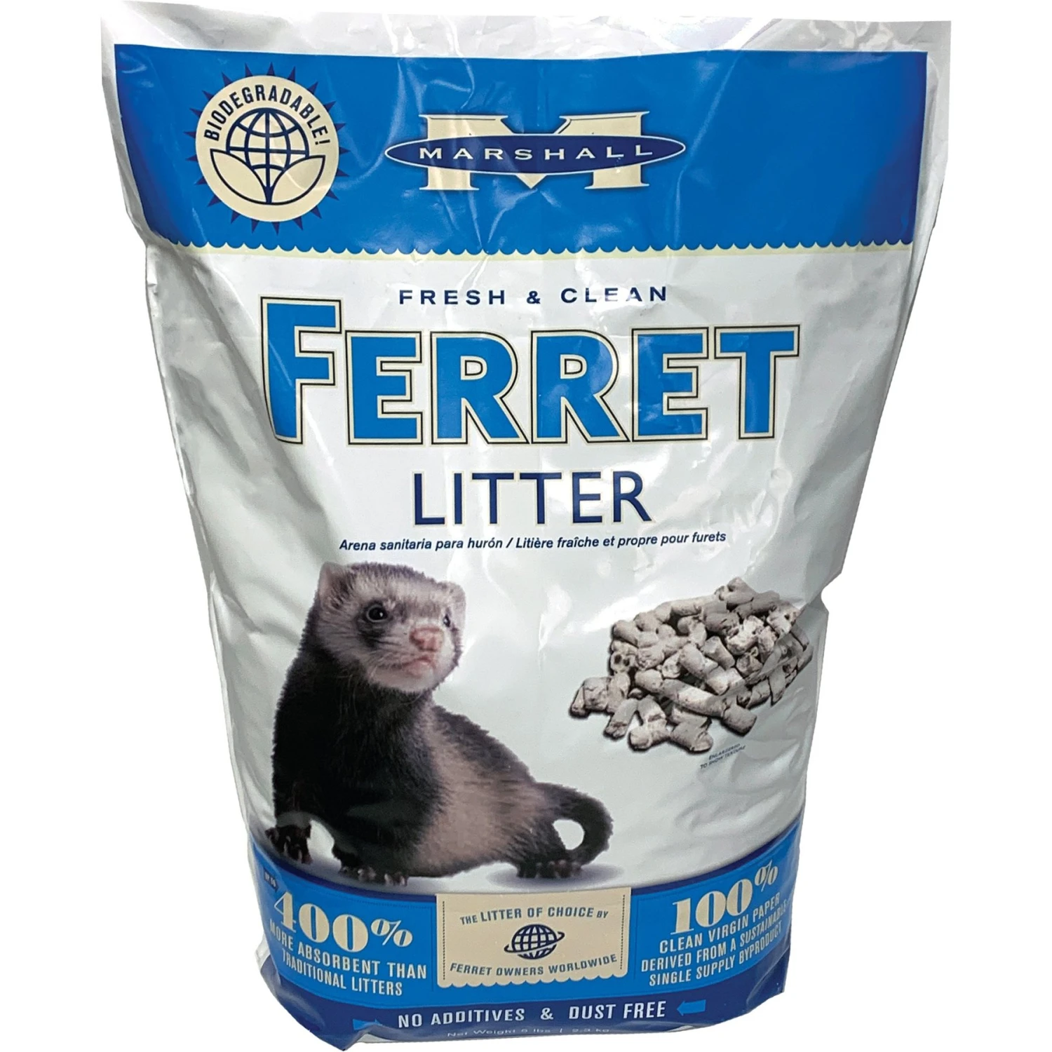 Marshall Fresh N Clean Ferret Litter, 5-lb Bag 1 Marshall Fresh N Clean Ferret Litter, 5-lb Bag
