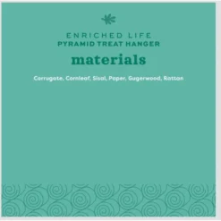 Oxbow Enriched Life Pyramid Treat Hanger Small Pet Toy -MiniMates Shop 782142 PT2. AC SS1800 V1679069471