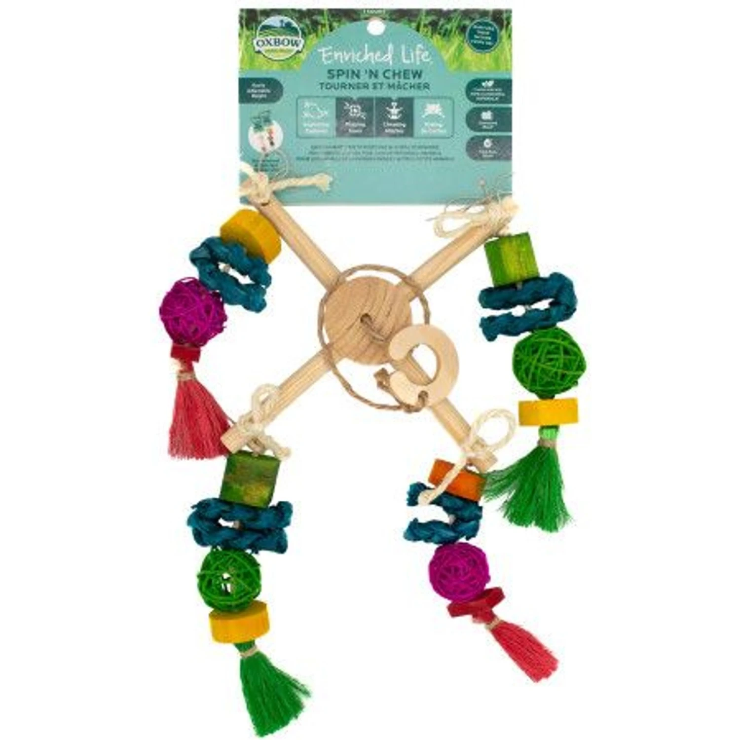 Oxbow Enriched Life Spin 'n Chew Small Pet Toy 1 Oxbow Enriched Life Spin 'n Chew Small Pet Toy