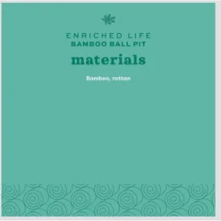 Oxbow Enriched Life Bamboo Ball Pit Small Pet Toy -MiniMates Shop 782238 PT3. AC SS1800 V1679069474