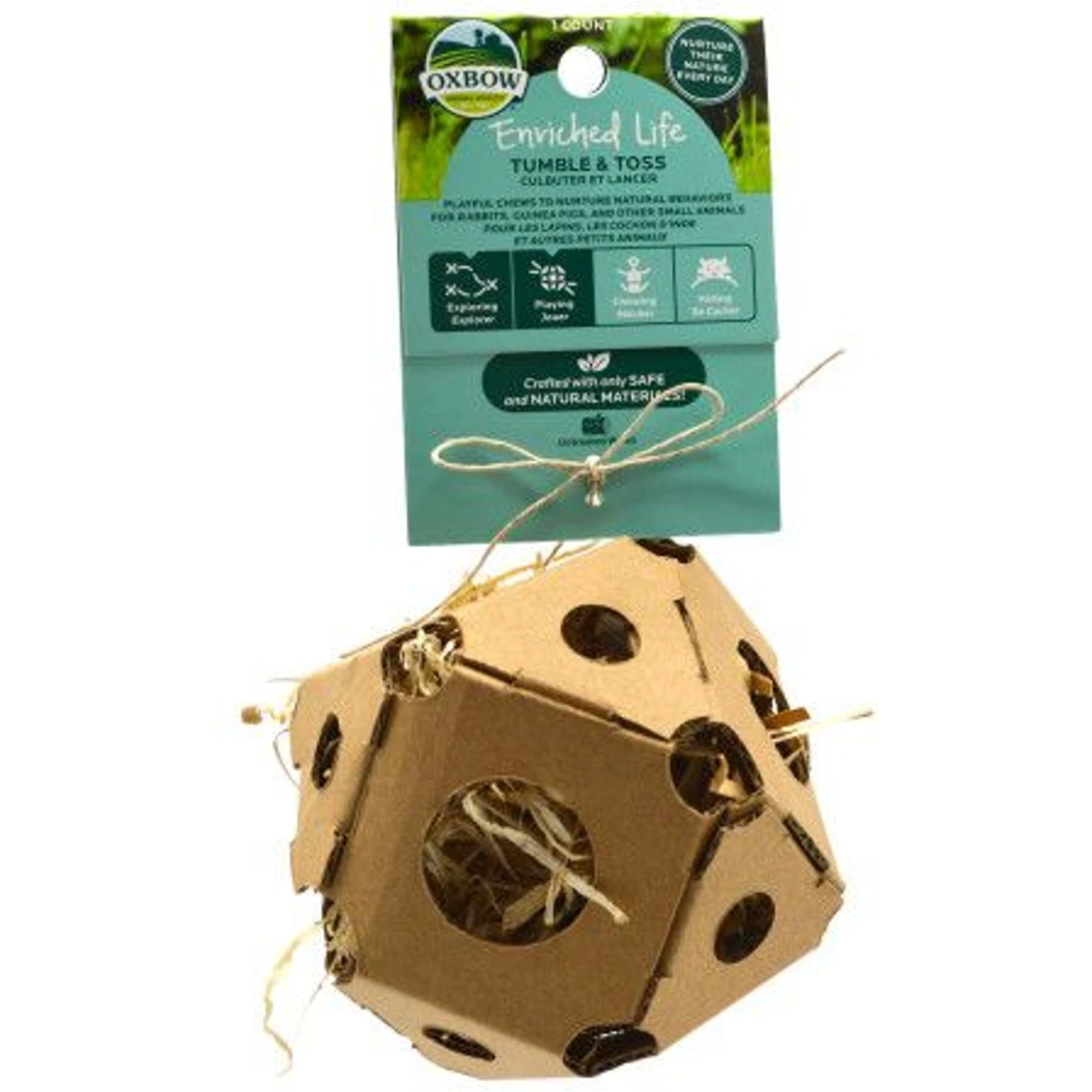 Oxbow Enriched Life Tumble 'n Toss Small Pet Toy 1 Oxbow Enriched Life Tumble 'n Toss Small Pet Toy
