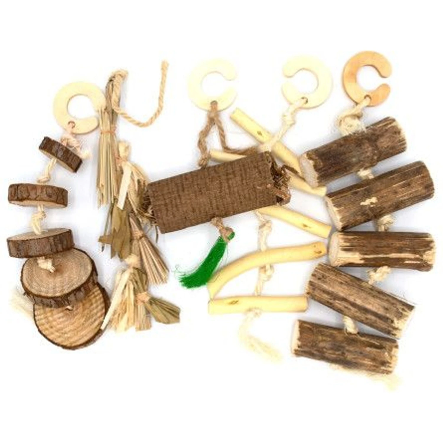 Oxbow Enriched Life Natural Dangly Party Pack Small Pet Toy 6 Oxbow Enriched Life Natural Dangly Party Pack Small Pet Toy - Image 6
