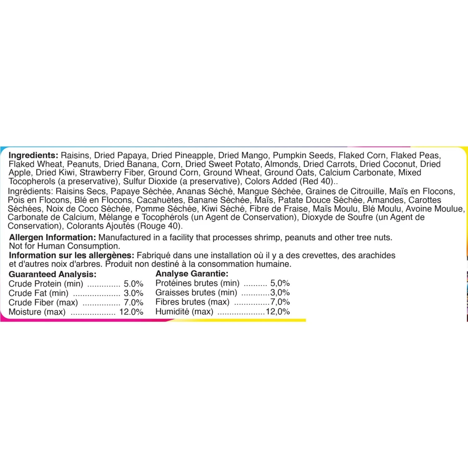 Brown's Extreme! Fruit & Nut Small Pet Treat, 6-oz Bag 4 Brown's Extreme! Fruit & Nut Small Pet Treat, 6-oz Bag - Image 4