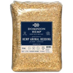 Dominion Hemp Small Pet Hemp Bedding, 30-qt