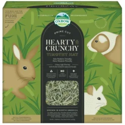 Oxbow Prime Cut Hearty & Crunchy Timothy Hay Small Pet Food, 80-oz Bag