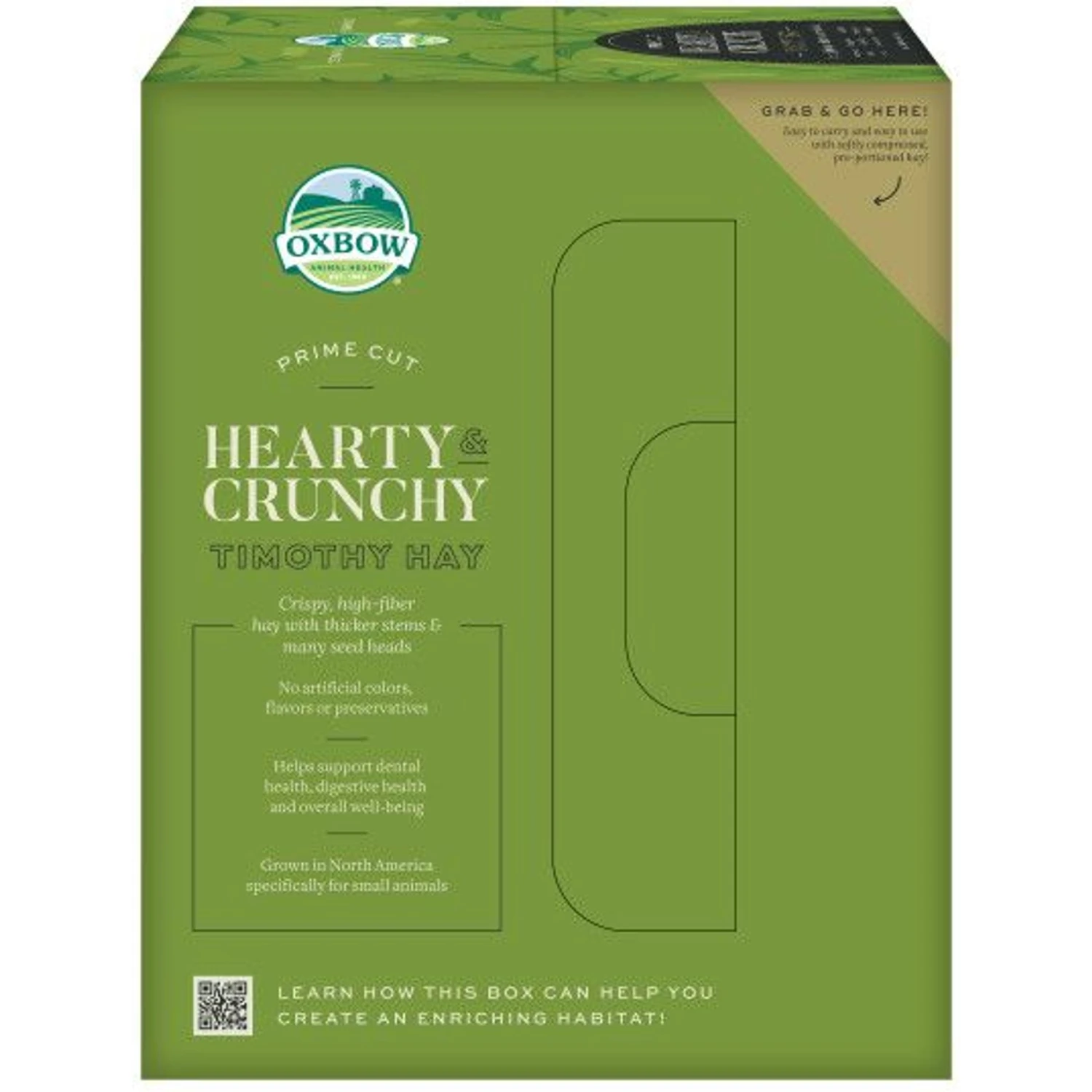 Oxbow Prime Cut Hearty & Crunchy Timothy Hay Small Pet Food, 80-oz Bag 2 Oxbow Prime Cut Hearty & Crunchy Timothy Hay Small Pet Food, 80-oz Bag - Image 2