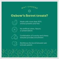 Oxbow Real Prey Rewards Crunchy & Chewy Turkey Ferret Treats, 3-oz -MiniMates Shop 816158 PT3. AC SS1800 V1692300512