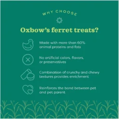 Oxbow Real Prey Rewards Crunchy & Chewy Chicken Ferrets Treats, 3-oz -MiniMates Shop 816174 PT3. AC SS1800 V1692391165