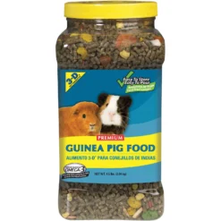 3-D Guinea Pig Food, 4.5-lb Jar