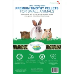 Mountain Sunrise Feed Timothy Hay Pellets Small Pet Food, 10-lb Bag